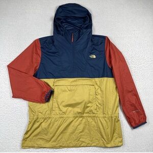 The North Face Navy, Red, and Yellow Ski Jacket